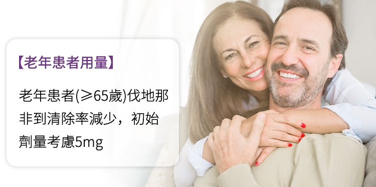 老年患者用量